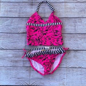 Girls Angel Beach two piece bathing suit Size 5